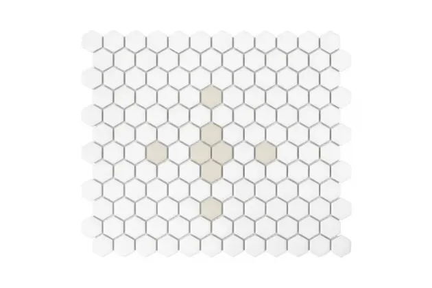 Mini Hexagon Cleo Matt 30x26 - mozaika gresowa