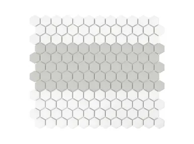 Mini Hexagon Stripe 1.A Matt 30x26 - mozaika gresowa