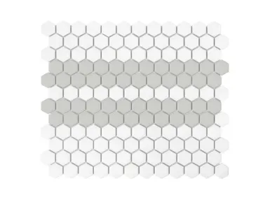Mini Hexagon Stripe 2.A Matt 30x26 - mozaika gresowa