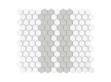 Mini Hexagon Stripe 2.1.A Matt 30x26 - mozaika gresowa