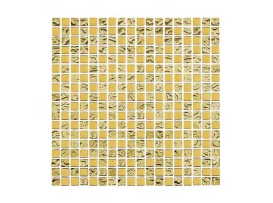 DD1 Gold Mix 15 30x30 - złota mozaika ścienna
