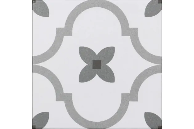 Acropolis Delfos Grey 20x20 - wzorzysta płytka podłogowa
