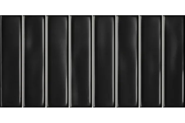 Roma Black Glossy 15x30 - płytka ścienna