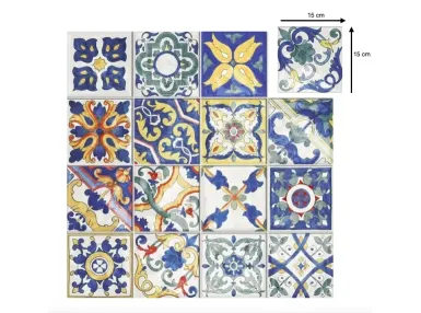 Amalfi Mix Mare 15x15 - płytka gresowa ścienna