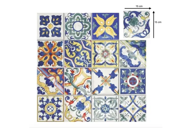 Amalfi Mix Mare 15x15 - płytka gresowa ścienna