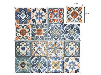 Amalfi Mix Colore 15x15 - płytka gresowa ścienna