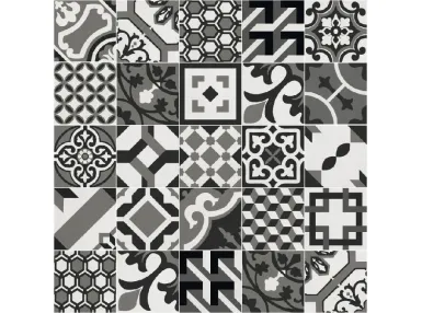 Cementina Paint Black & White 20x20 - płytka gresowa
