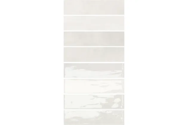 Soft White Glossy 7,5x30 - płytka gresowa