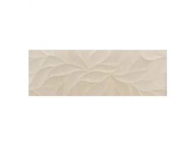 Leaves Avenue Beige Rett. 30x90 - Beżowy dekor 3D AB