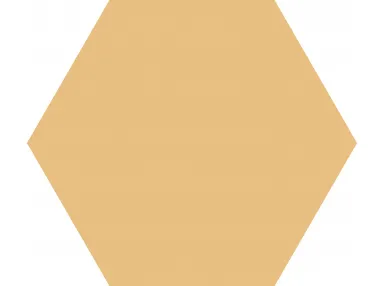 Basic Mango Hex25 25x25 - żółta płytka gresowa