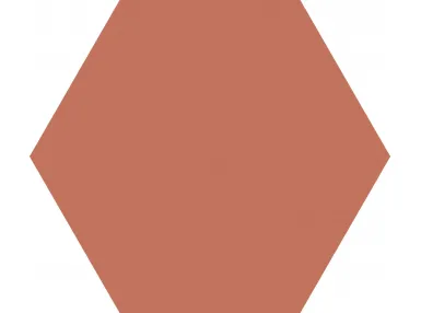 Basic Rioja Hex25 25x25 - czerwona płytka gresowa