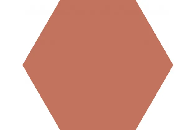 Basic Rioja Hex25 25x25 - czerwona płytka gresowa