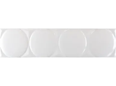 Waves Circle White 11,25x45 - płytka ścienna