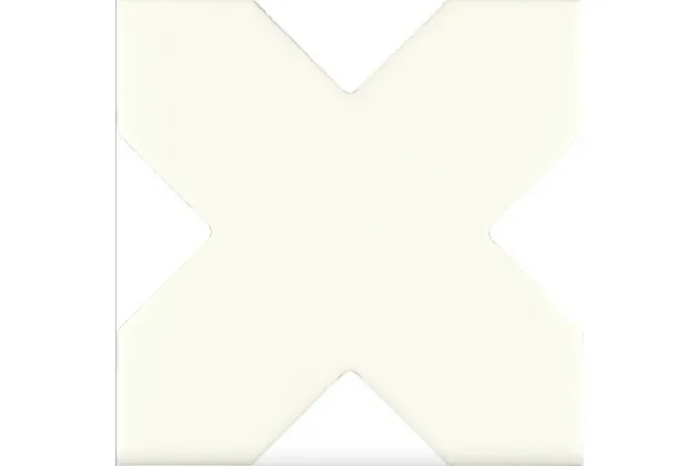 New York Cross White 13,6x13,6 - płytka gresowa