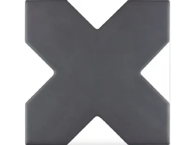 New York Cross Black 13,6x13,6 - płytka gresowa