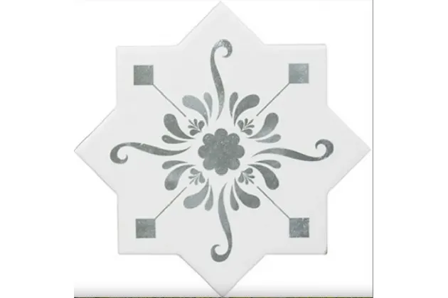BeColors Star Dec. Stencil Grey 13,6x13,6 - płytka gresowa