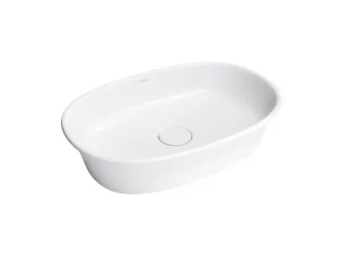 CLASSICA M+ umywalka nablatowa 61x40 cm biały mat CLASSICAUNBM