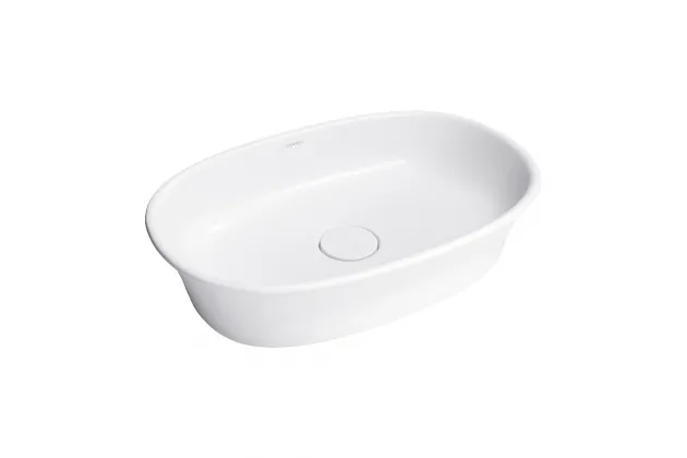 CLASSICA M+ umywalka nablatowa 61x40 cm biały mat CLASSICAUNBM