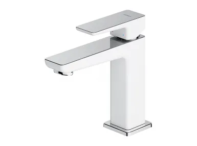 PARMA bateria umywalkowa chrom / biały połysk - PM7410CRB