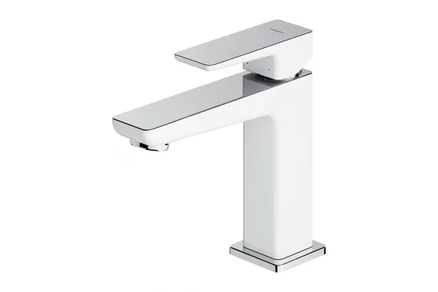 PARMA bateria umywalkowa chrom / biały połysk - PM7410CRB
