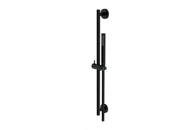 Microphone zestaw prysznicowy suwany czarny mat - MICROPHONE-SBL