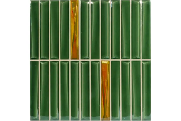 Melody Royal Green Brillo Gold 20x20 - płytka ścienna