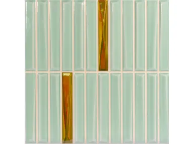 Melody Emerald Brillo Gold 20x20 - płytka ścienna