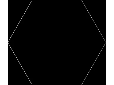Basic Black Hex 25 22x25 cm. Płytki gresowe heksagonalne.