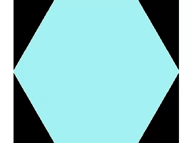 Basic Aqua Hex 25 22x25 cm. Płytka gresowa heksagonalna.