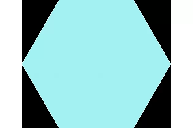 Basic Aqua Hex 25 22x25 cm. Płytka gresowa heksagonalna.