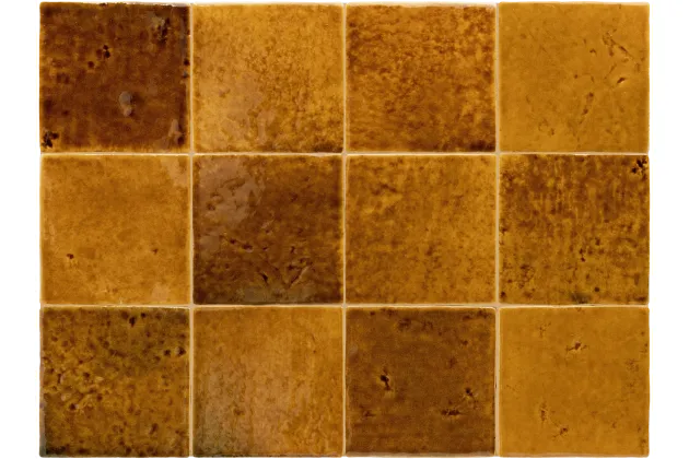 Menorca Rust 10x10 - brązowa płytka ścienna