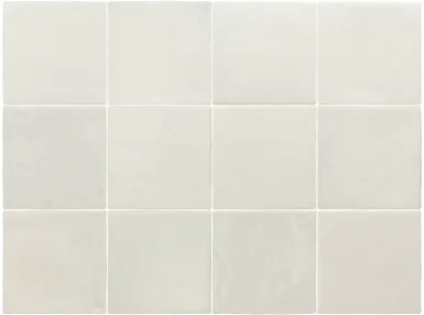 Menorca White 10x10 - Biała płytka ścienna