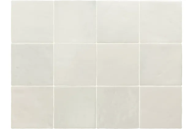 Menorca White 10x10 - Biała płytka ścienna
