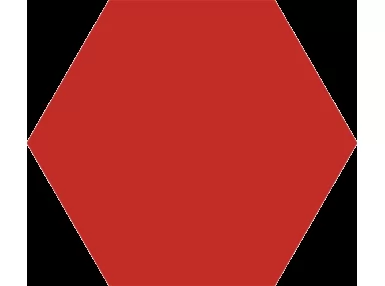 Basic Red Hex 25 22x25 cm. Płytka gresowa heksagonalna.
