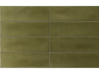 Island Lichen 6,5x20 - Zielona płytka ścienna