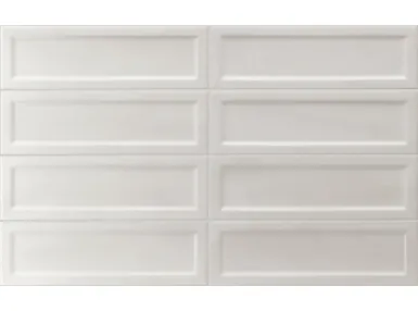Island Frame White 6,5x20 - Biała płytka ścienna