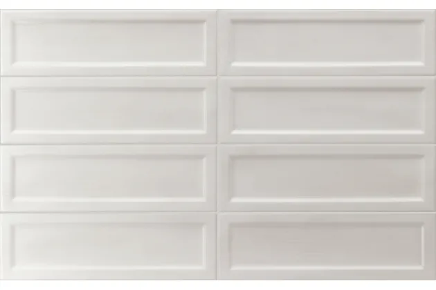 Island Frame White 6,5x20 - Biała płytka ścienna