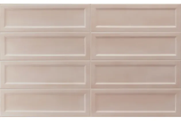 Island Frame Peony Pink 6,5x20 - Różowa płytka ścienna