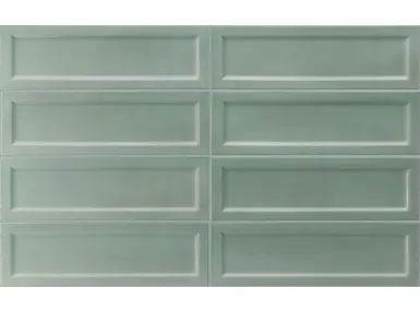 Island Frame Watery 6,5x20 - Zielona płytka ścienna