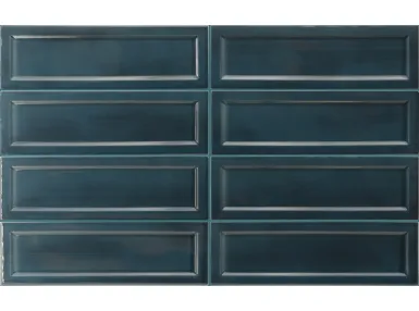 Island Frame Slate Blue 6,5x20 - Morska płytka ścienna