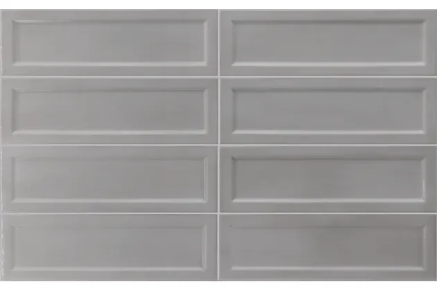 Island Frame Silver 6,5x20 - Szara płytka ścienna