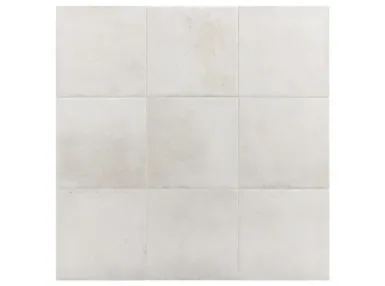 Raku White 10x10 - Biała płytka gresowa