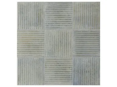 Raku Line Sea 10x10 - Niebieska płytka gresowa