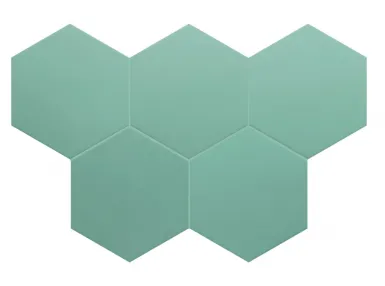 Coimbra Jade 17,5x20 - Zielona płytka heksagonalna
