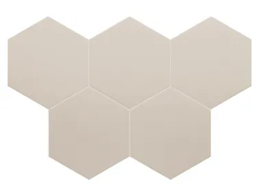 Coimbra Taupe 17,5x20 - Beżowa płytka heksagonalna