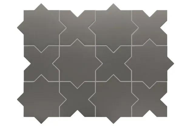 Porto Cross Black 12x12 - Czarna płytka gresowa