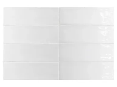 Fango Blanco Gloss 5x15 - płytka gresowa ścienna