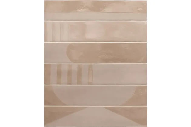 Wadi Taupe Decor 6x30 - płytka gresowa