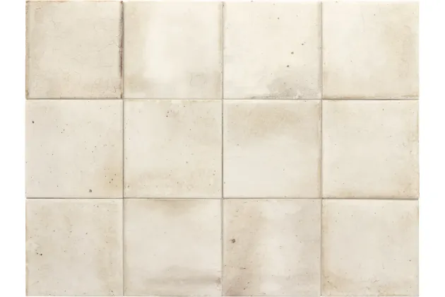 Hanoi White 10x10 - Biała płytka ścienna