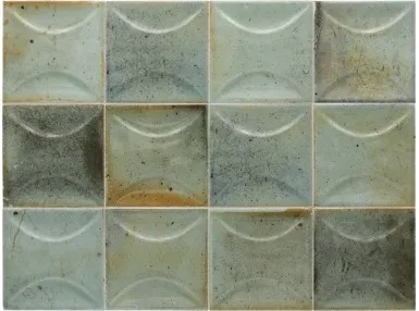 Hanoi Arco Celadon 10x10 - Zielona płytka ścienna